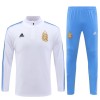 Sudadera De Entrenamiento Argentina Cremallera De Cuarto 23-24 Blanca - Hombre